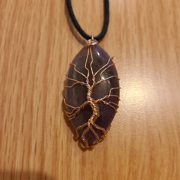 Amethyst Tree Necklace - Picture 1 of 3